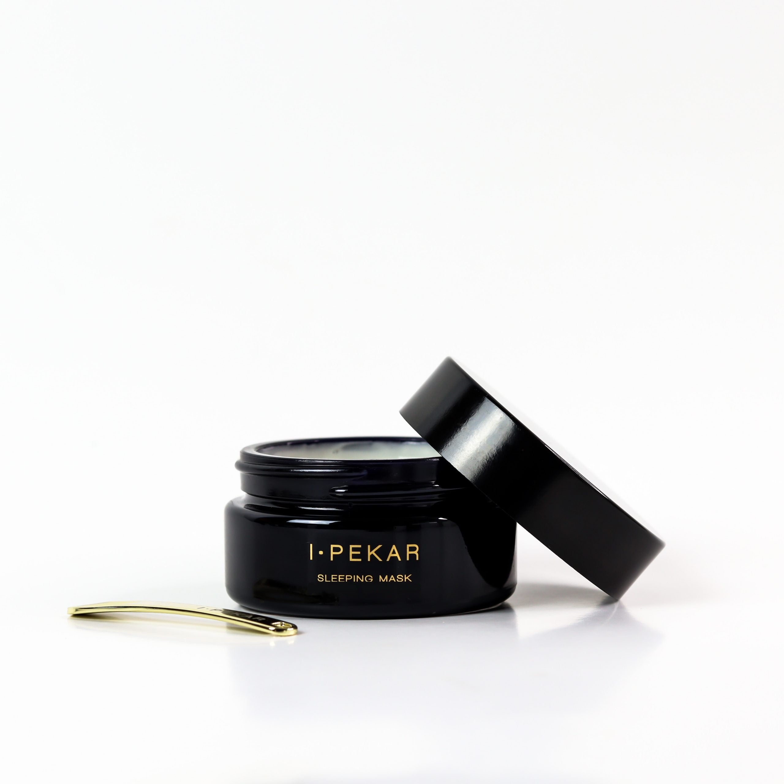 Sleeping Mask open jar with spoon
